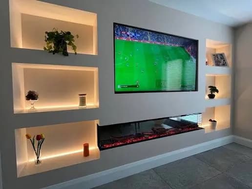 Feature Walls with LED Lighting